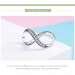 Pulseira DIY para Mulheres em Prata Esterlina 925 com Contas Infinito Família Para Sempre, Acessórios SCC1146