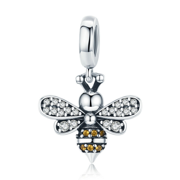 Conta Bee Story em Prata Esterlina S925 para Pulseira DIY com Contas, Acessórios, SCC821