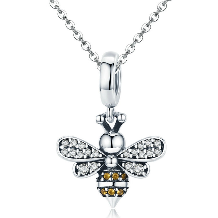 Conta Bee Story em Prata Esterlina S925 para Pulseira DIY com Contas, Acessórios, SCC821