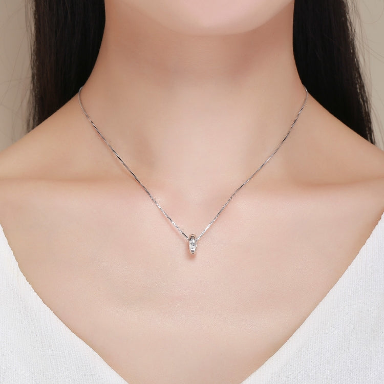 Contas em Forma de Coração Esculpidas em Prata Esterlina 925 para Pulseira DIY Feminina