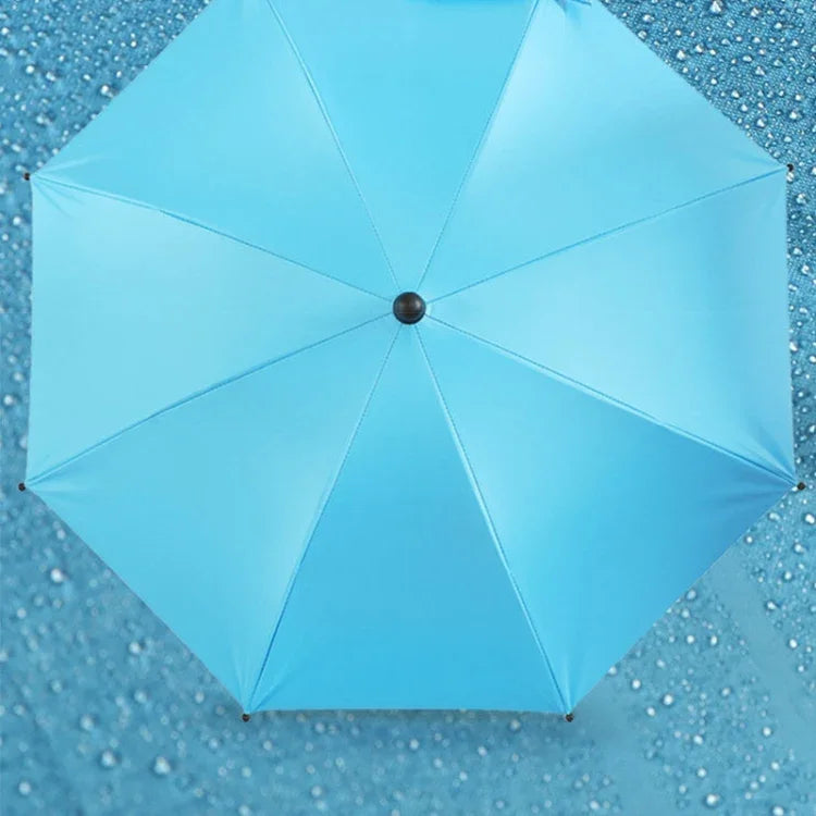 Guarda-chuva universal para carrinho de bebé, deslizante, artefacto em vinil anti-UV, clipe universal para sol e chuva, rosa, cinzento, azul, preto