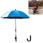 Guarda-chuva universal para carrinho de bebé, deslizante, artefacto em vinil anti-UV, clipe universal para sol e chuva, rosa, cinzento, azul, preto