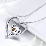 Colar Feminino Koala Fofo em Prata Esterlina S925, SCN256