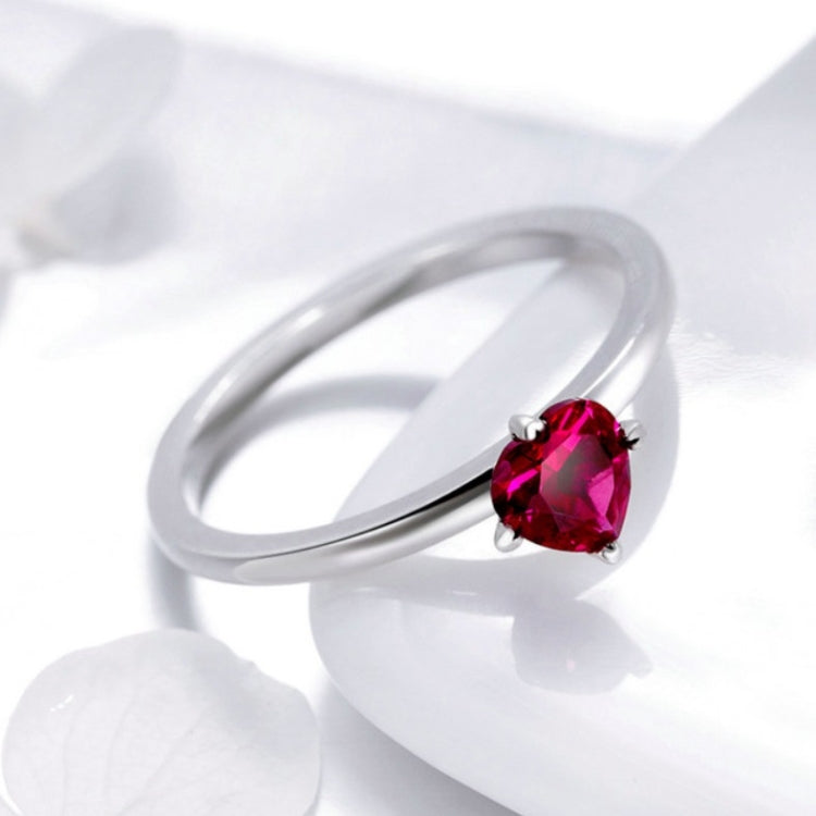 Anel Fashion Batimento Cardíaco em Prata Esterlina S925, 6, 7, 8