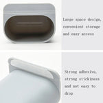 Suporte de Caneta Adesivo para Secretária Estojo para Pendurar Canetas Caixa de Armazenamento e Organização de Material de Escritório Cor Aleatória, Suporte de Caneta