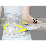 Cinto médico para cintura com suporte de placa de aço, quente e respirável, S, M, L, XL, XXL