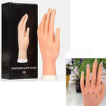Modelo de Mão Artificial para Prática de Manicure Modelo de Exposição de Mão Simulada, Posicionável, Não Flexível