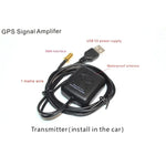 Amplificador de Sinal de Antena GPS para Carro 2 em 1, Amplificador de Sinal