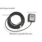 Amplificador de Sinal de Antena GPS para Carro 2 em 1, Amplificador de Sinal