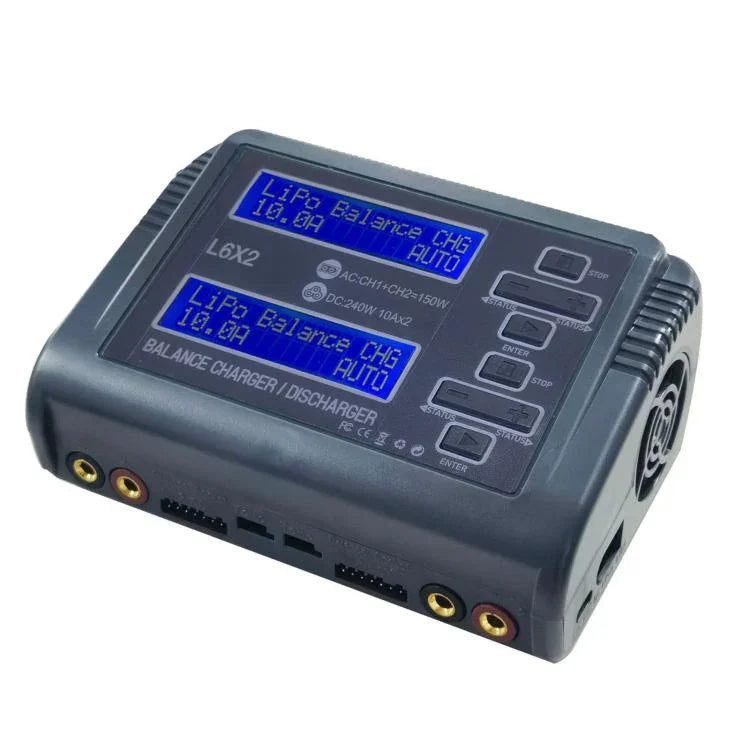 Carregador de Bateria de Lítio Equilibrado HTRC C240 para Avião de Controlo Remoto, Ficha UE