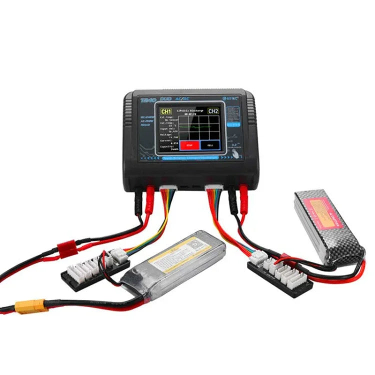 Carregador de Bateria de Lítio para Modelo de Avião de Controlo Remoto HTRC T240 Touch Balance, Carregador B6, Ficha UE, Ficha US