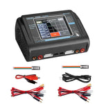 Carregador de Bateria de Lítio para Modelo de Avião de Controlo Remoto HTRC T240 Touch Balance, Carregador B6, Ficha UE, Ficha US