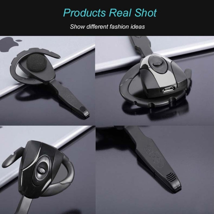 Auricular Bluetooth Empresarial ex-01 Bluetooth 4.1 com Gancho