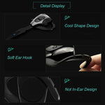 Auricular Bluetooth Empresarial ex-01 Bluetooth 4.1 com Gancho