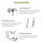 Pulseira de Prata Zircão S925 Anel Aberto para Senhora, SCR216