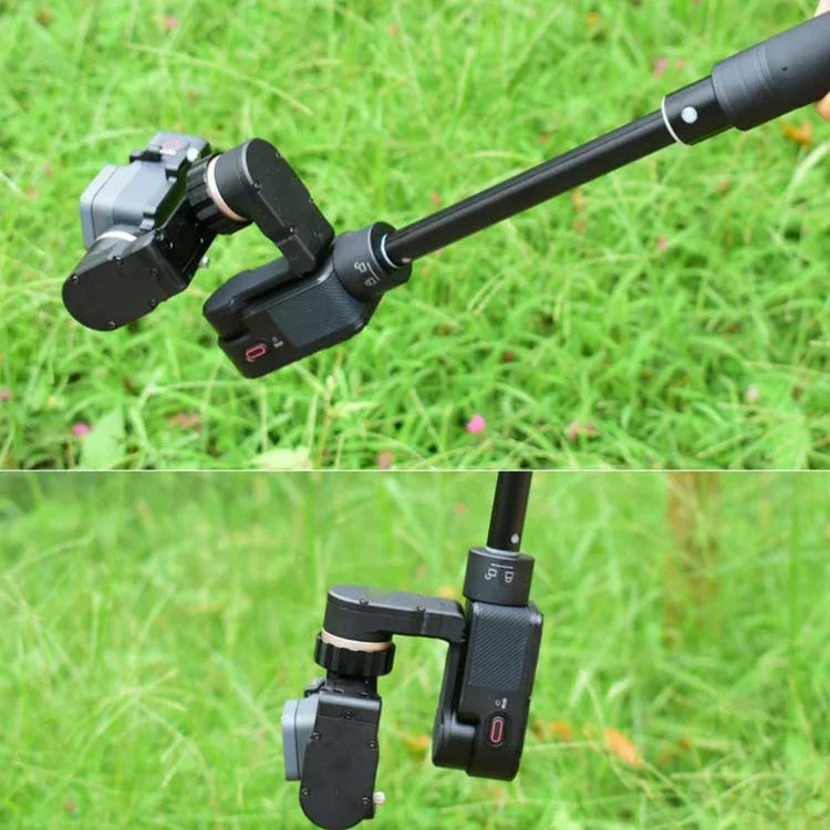 Estabilizador Gimbal de Três Eixos Portátil Bastão Selfie GoPro Extensão de Comprimento: 19cm-73cm, Comprimento: 19cm-73cm