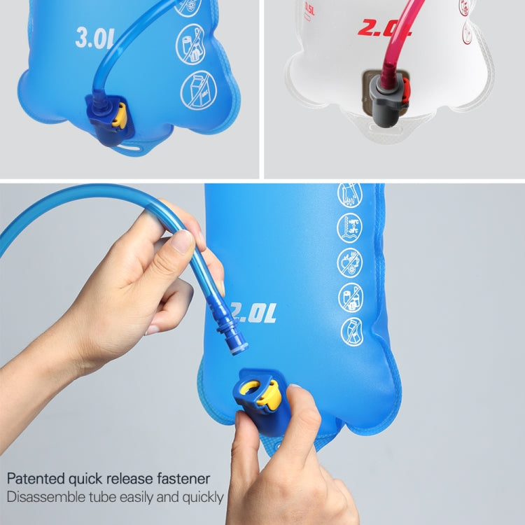Saco de Água para Ciclismo Rhinowalk 2L/3L Abertura Total Saco de Água para Beber Exterior Equipamento de Hidratação, RK18101 azul 2L, RK18101 vermelho 2L, RK18103 azul 3L