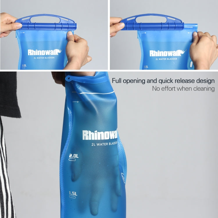 Saco de Água para Ciclismo Rhinowalk 2L/3L Abertura Total Saco de Água para Beber Exterior Equipamento de Hidratação, RK18101 azul 2L, RK18101 vermelho 2L, RK18103 azul 3L
