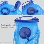 Saco de Água para Ciclismo Rhinowalk 2L/3L Abertura Total Saco de Água para Beber Exterior Equipamento de Hidratação, RK18101 azul 2L, RK18101 vermelho 2L, RK18103 azul 3L