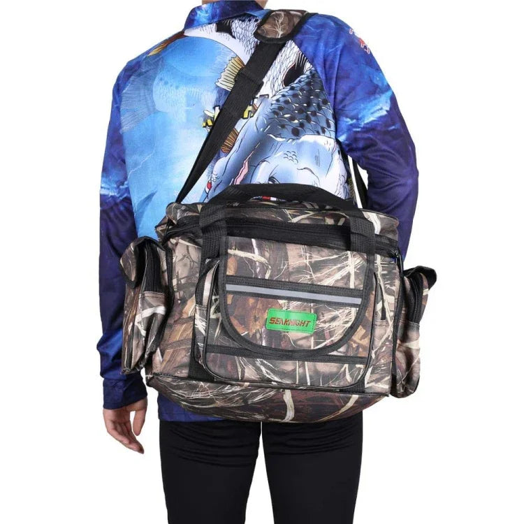 SeaKnight SK003 Bolsa Multifuncional para Isco Bolsa de Ombro Mensageiro Bolsa de Cintura para Equipamento de Pesca