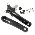 Pedaleira oca modificada JIANKUN IXF para bicicleta de montanha, prato único, pedaleiras esquerda e direita, eixo inferior, pedaleira esquerda e direita, pedaleira esquerda e direita + suporte inferior