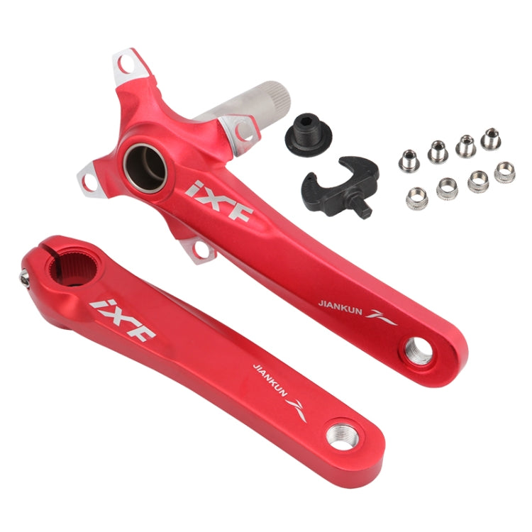 Pedaleira oca modificada JIANKUN IXF para bicicleta de montanha, prato único, pedaleiras esquerda e direita, eixo inferior, pedaleira esquerda e direita, pedaleira esquerda e direita + suporte inferior