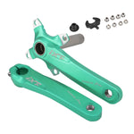 Pedaleira oca modificada JIANKUN IXF para bicicleta de montanha, prato único, pedaleiras esquerda e direita, eixo inferior, pedaleira esquerda e direita, pedaleira esquerda e direita + suporte inferior
