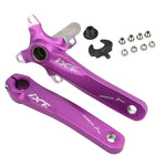 Pedaleira oca modificada JIANKUN IXF para bicicleta de montanha, prato único, pedaleiras esquerda e direita, eixo inferior, pedaleira esquerda e direita, pedaleira esquerda e direita + suporte inferior