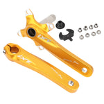 Pedaleira oca modificada JIANKUN IXF para bicicleta de montanha, prato único, pedaleiras esquerda e direita, eixo inferior, pedaleira esquerda e direita, pedaleira esquerda e direita + suporte inferior