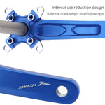 Pedaleira oca modificada JIANKUN IXF para bicicleta de montanha, prato único, pedaleiras esquerda e direita, eixo inferior, pedaleira esquerda e direita, pedaleira esquerda e direita + suporte inferior