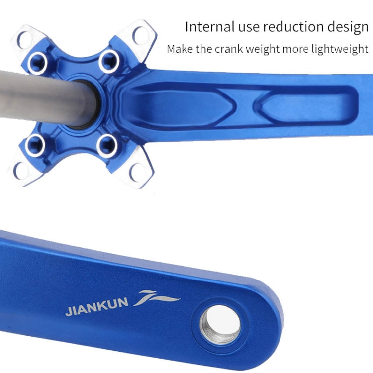 Pedaleira oca modificada JIANKUN IXF para bicicleta de montanha, prato único, pedaleiras esquerda e direita, eixo inferior, pedaleira esquerda e direita, pedaleira esquerda e direita + suporte inferior