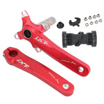 Pedaleira oca modificada JIANKUN IXF para bicicleta de montanha, prato único, pedaleiras esquerda e direita, eixo inferior, pedaleira esquerda e direita, pedaleira esquerda e direita + suporte inferior