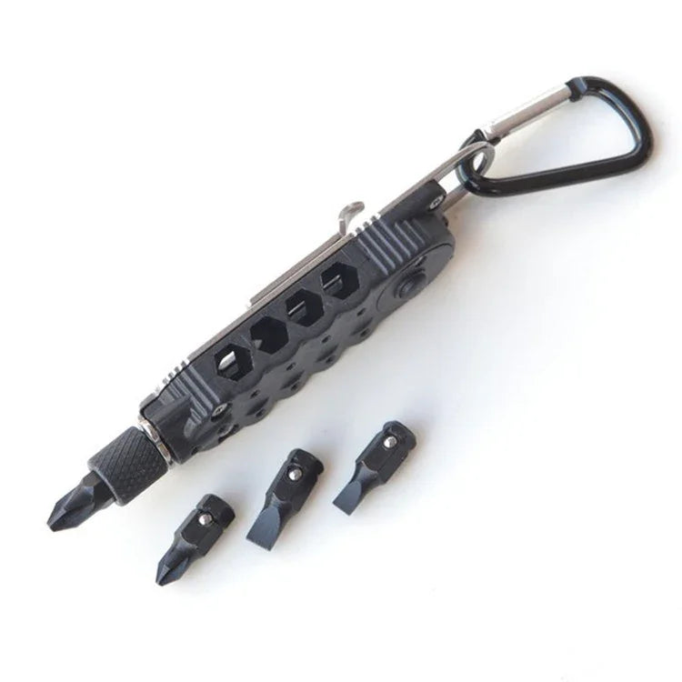 Ferramenta Combinada Multifuncional Mini Portátil, Chave de Fendas Mágica Multifuncional com Abridor de Garrafas, Chave de Fendas com Abridor de Garrafas