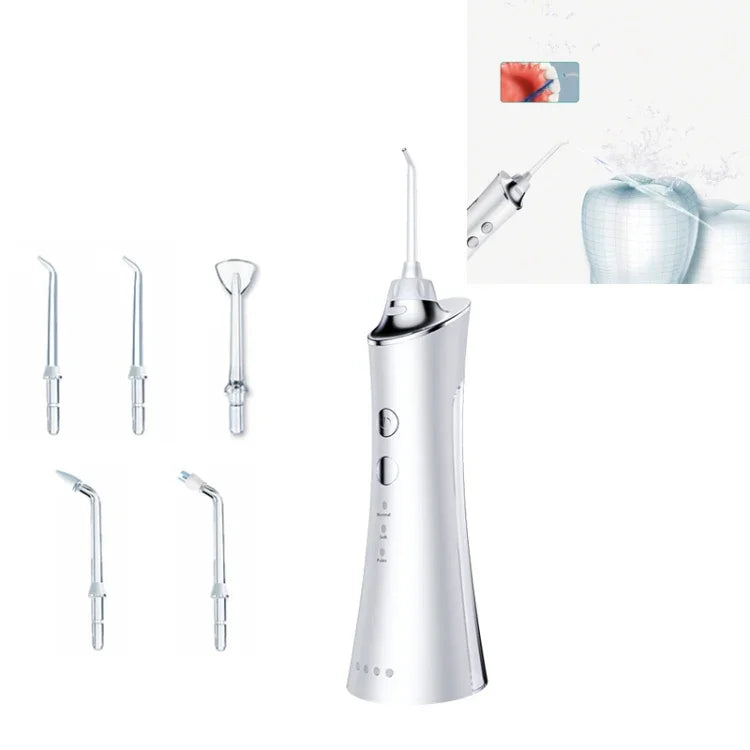 Escova Dental Elétrica com Jato de Água, Escalador Dentário Portátil para Casa, Branco, Rosa, Azul
