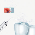 Escova Dental Elétrica com Jato de Água, Escalador Dentário Portátil para Casa, Branco, Rosa, Azul