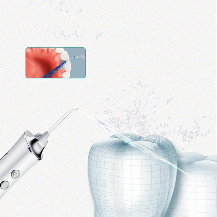 Escova Dental Elétrica com Jato de Água, Escalador Dentário Portátil para Casa, Branco, Rosa, Azul
