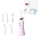 Escova Dental Elétrica com Jato de Água, Escalador Dentário Portátil para Casa, Branco, Rosa, Azul