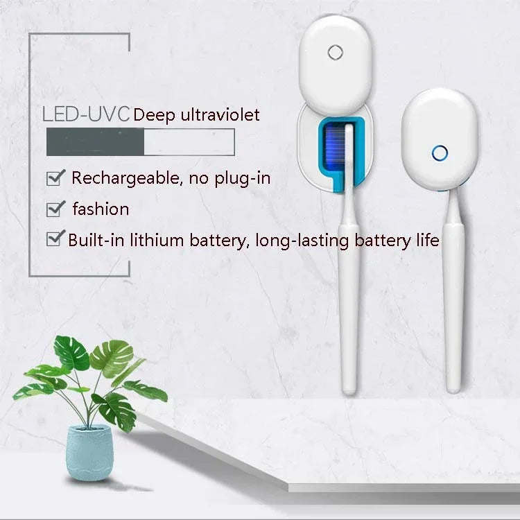 Esterilizador Inteligente para Escova de Dentes UV para Casa e Viagem Caixa Esterilizadora para Escova de Dentes