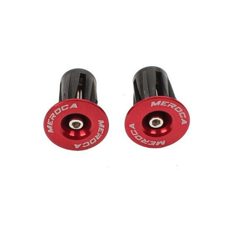 1 par de tampas de extremidade para barra de bloqueio de expansão MEROCA para bicicleta de montanha, tampas para barra de bicicleta de estrada, preto, vermelho, azul, verde, roxo, dourado, titânio, colorido eletroplatinado