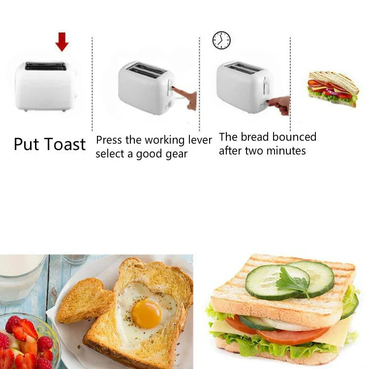 Torradeira Automática para Casa, Máquina de Pequeno-almoço para Sanduíches, Plugue EU, Máquina de Pequeno-almoço