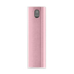 Frasco pulverizador portátil para limpeza de ecrã de computador e telemóvel, rosa sonho (com estojo e embalagem), cinzento espacial (com estojo e embalagem)