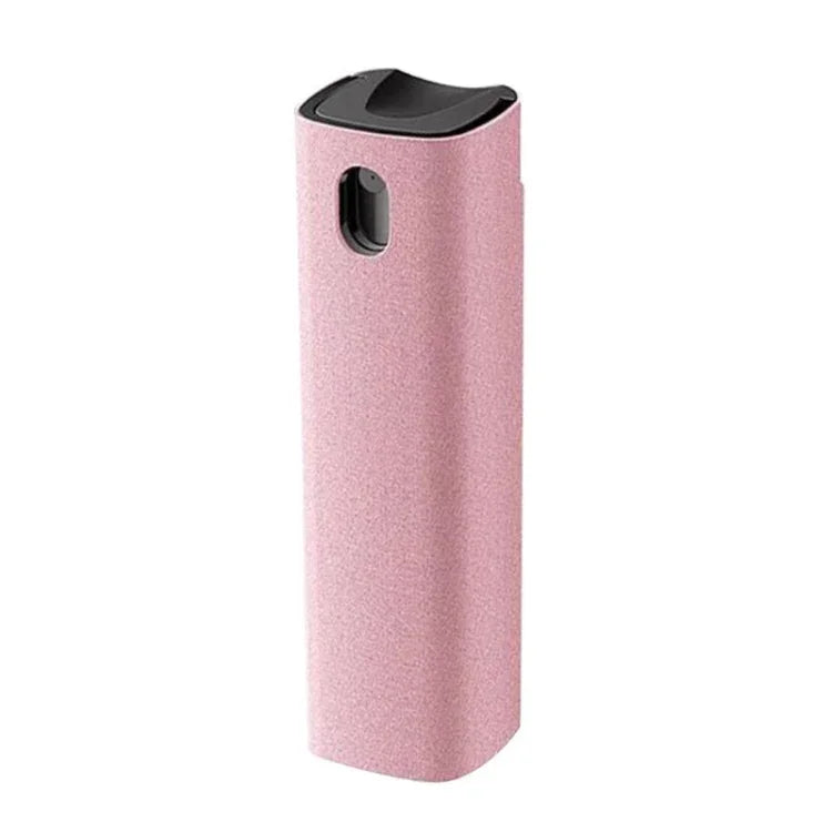 Frasco pulverizador portátil para limpeza de ecrã de computador e telemóvel, rosa sonho (com estojo e embalagem), cinzento espacial (com estojo e embalagem)
