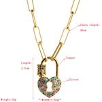 Ladies Exquisite Clavicle Chain Brass Micro-inlaid Zircon Necklace, Cloud