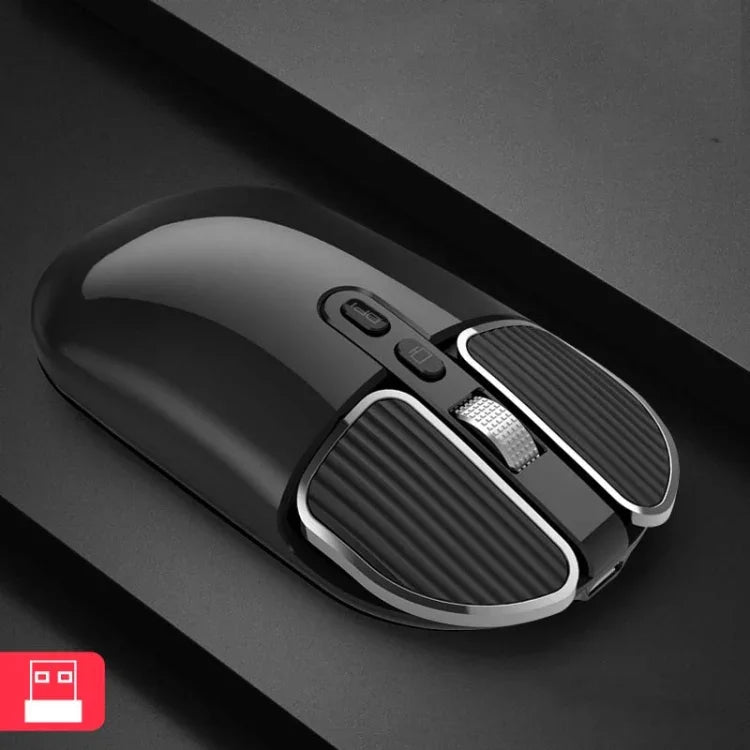 M203 Rato Óptico Sem Fios 2.4Ghz 5 Botões 1600DPI para Computador Portátil Escritório Casa Silencioso, 2.4G