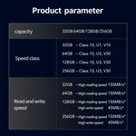 Cartão de Memória Lexar SD-800X Pro Alta Velocidade para Câmara SLR, 32GB, 64GB