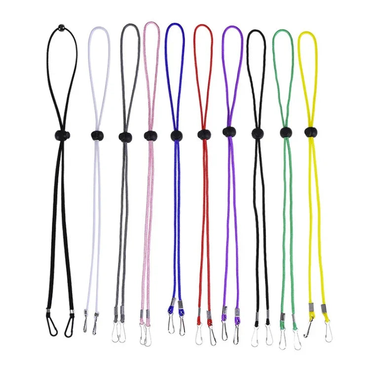 10 unidades de cordão ajustável anti-perda para máscara com gancho para orelha, caxemira, branco, preto, amarelo, verde, azul, rosa, vermelho, cinzento