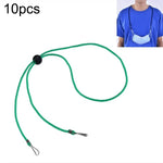 10 unidades de cordão ajustável anti-perda para máscara com gancho para orelha, caxemira, branco, preto, amarelo, verde, azul, rosa, vermelho, cinzento