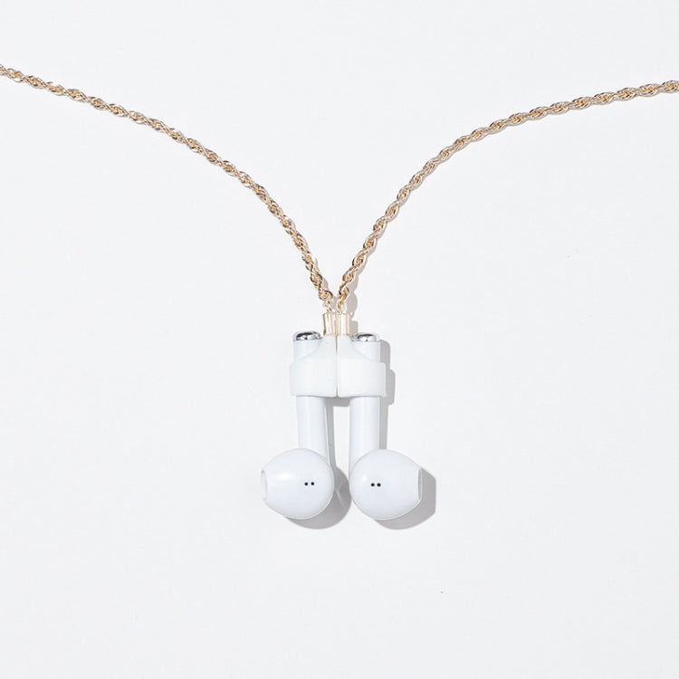 Corrente Anti-perda para Auriculares Sem Fios AIRPODS com Capa Magnética Forte em Aço Inoxidável Titânio, Cores Dourado, Rosa, Preto, Aço