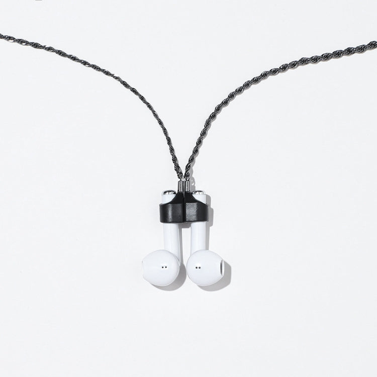 Corrente Anti-perda para Auriculares Sem Fios AIRPODS com Capa Magnética Forte em Aço Inoxidável Titânio, Cores Dourado, Rosa, Preto, Aço