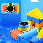 Brinquedo Câmara Digital HD Mini SLR para Crianças